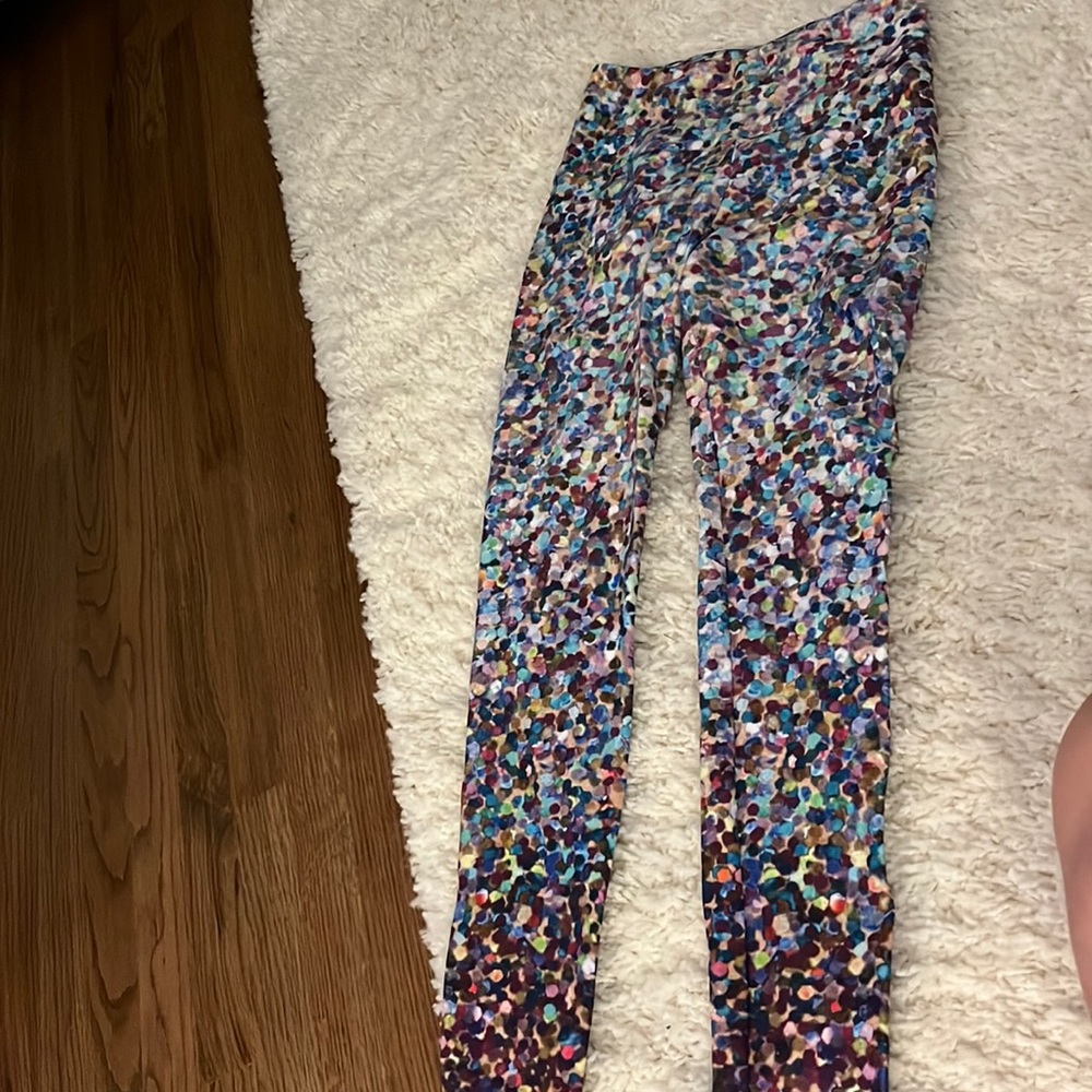 Multicolored Goldsheep leggings. Size medium